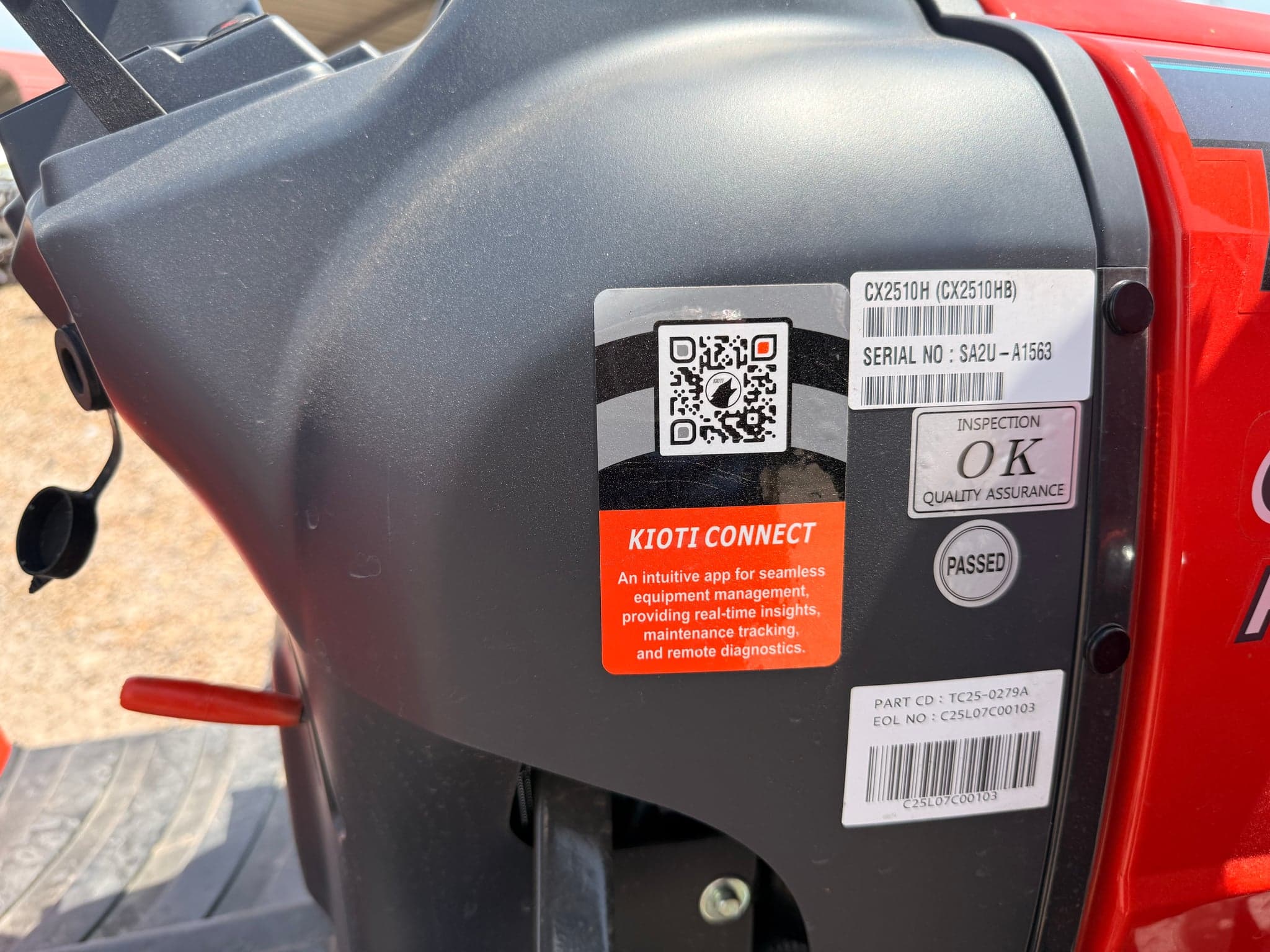 2025 KIOTI CX2510H